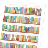 Rainbow library (Pack of 8 cards)