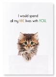 Nine lives with you (Pack of 2 prints)