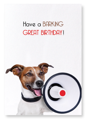 A barking birthday (Pack of 2 prints)