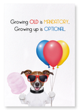 Growing up is optional (Pack of 2 prints)