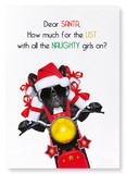 Santa's naughty list (Pack of 2 prints)