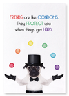 Friends and condoms (Pack of 2 prints)