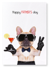 Happy father's day frenchie (Pack of 2 prints)