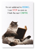 Not addicted to reading (Pack of 2 prints)