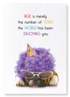 Age is merely a number (Pack of 2 prints)