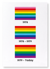 History of rainbow pride flag (Pack of 2 prints)