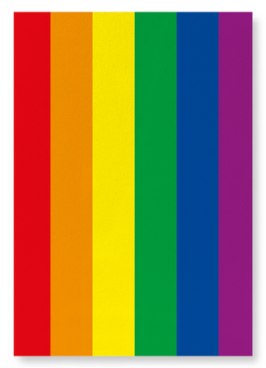 LGBT rainbow pride flag (Pack of 2 prints)