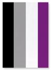 Asexual pride flag (Pack of 2 prints)