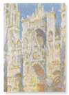 Rouen cathedral west façade by monet : 2 prints