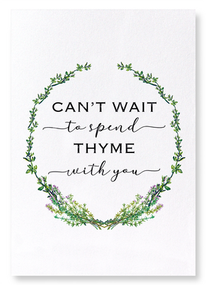 Spend thyme with you : 2 prints