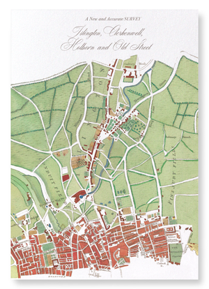 Islington map (1755) : 2 prints