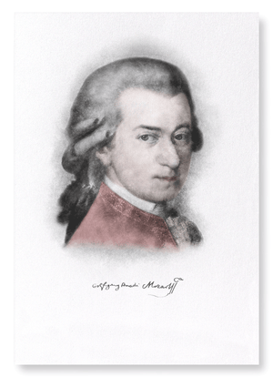 Portrait of mozart : 2 prints