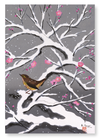 Snow plum blossoms (Pack of 2 prints)