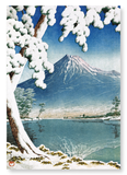 Lingering snow (Pack of 2 prints)