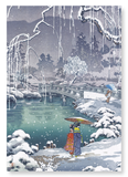 Winter willows (Pack of 2 prints)