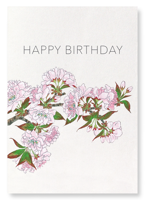 Happy birthday cherry blossoms (Pack of 2 prints)