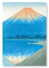 Dawn on lake yamanaka (Pack of 2 prints)