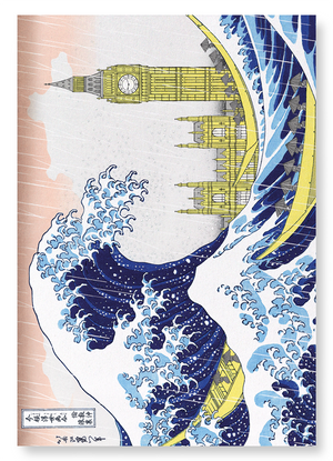 Great wave of london (Pack of 2 prints)