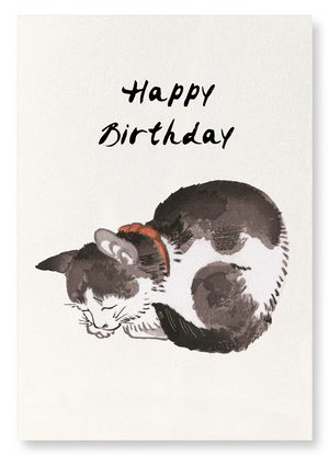 Happy birthday cat (Pack of 2 prints)