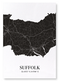 Suffolk cutout (Pack of 2 prints)