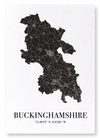 Buckinghamshire cutout (Pack of 2 prints)