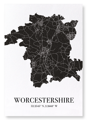 Worcestershire cutout (Pack of 2 prints)