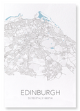 Edinburgh cutout (Pack of 2 prints)