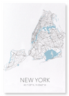 New York cutout (Pack of 2 prints)