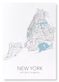 New York cutout (Pack of 2 prints)