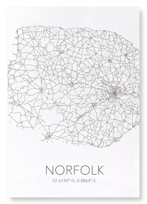 Norfolk cutout (Pack of 2 prints)