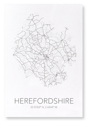 Herefordshire cutout (Pack of 2 prints)