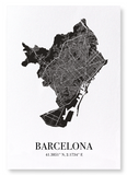 Barcelone cutout (Pack of 2 prints)