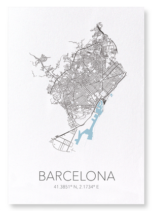 Barcelone cutout (Pack of 2 prints)