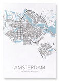 Amsterdam cutout (Pack of 2 prints)