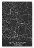 Birmingham full map (Pack of 2 prints)