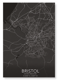 Bristol full map (Pack of 2 prints)