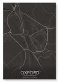 Oxford full map (Pack of 2 prints)