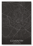 Coventry full map (Pack of 2 prints)