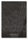 Enfield full map (Pack of 2 prints)