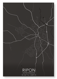 Ripon full map (Pack of 2 prints)