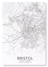 Bristol full map (Pack of 2 prints)