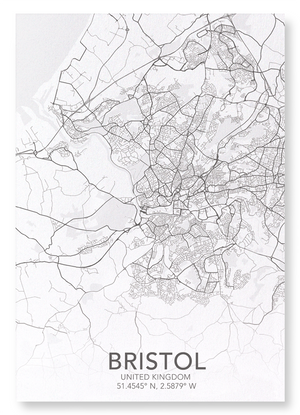 Bristol full map (Pack of 2 prints)