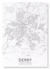 Derby full map (Pack of 2 prints)