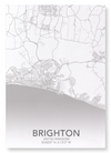 Brighton full map (Pack of 2 prints)