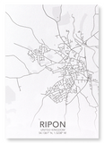 Ripon full map (Pack of 2 prints)