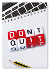 Don’t quit, do it (Pack of 2 prints)