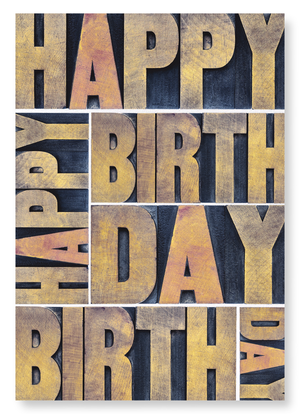 Birthday best wishes (Pack of 2 prints)