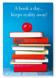 A book a day keeps reality away (Pack of 2 prints)