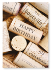 Birthday wine cork (Pack of 2 prints)