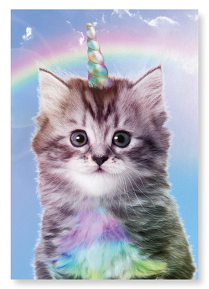 Unicorn cat (Pack of 2 prints)